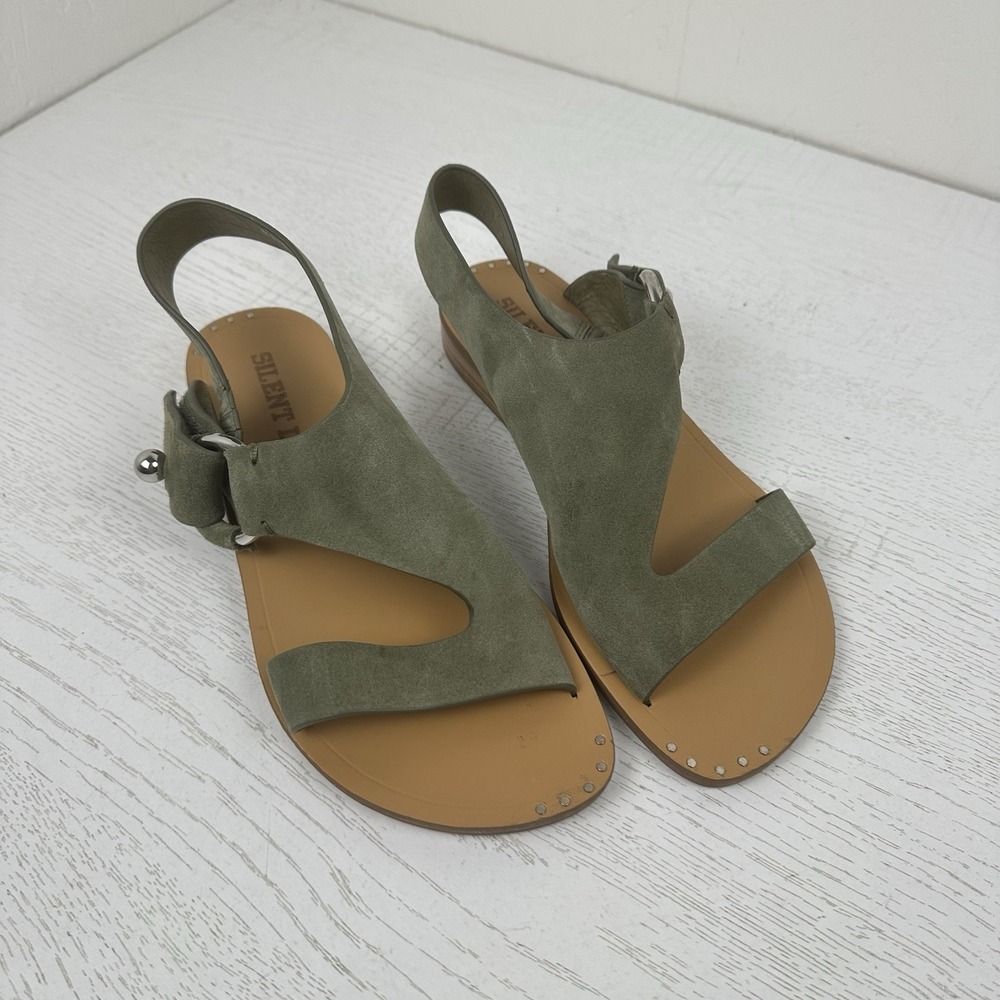 Silent D Olive Risa-To‎ Sandals Women's 38 (US 7/7.5)